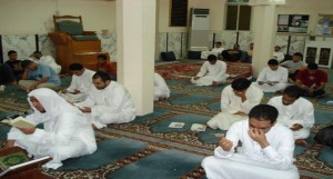 Spiritual retreat in the masjid 